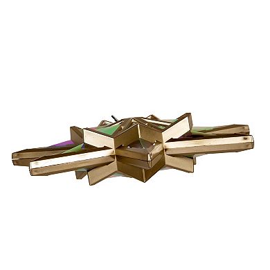 Kurt Adler Iridescent Seven-Pointed Star LED Tree Topper