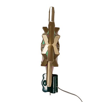 Kurt Adler Iridescent Seven-Pointed Star LED Tree Topper