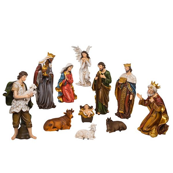 Kurt Adler Nativity Scene 11-Piece Set