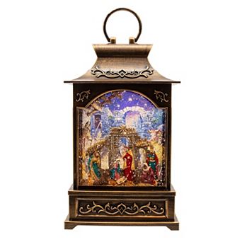 Kurt Adler Warm White LED Nativity Lantern