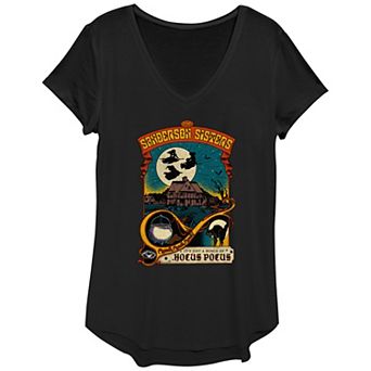 Women's Disney Hocus Pocus The Sanderson Sisters Story Poster Graphic Tee