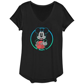 Women's Disney Mickey Classic Circle Graphic Tee
