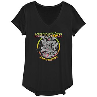Women's Disney Mickey Friends Circle Graphic Tee
