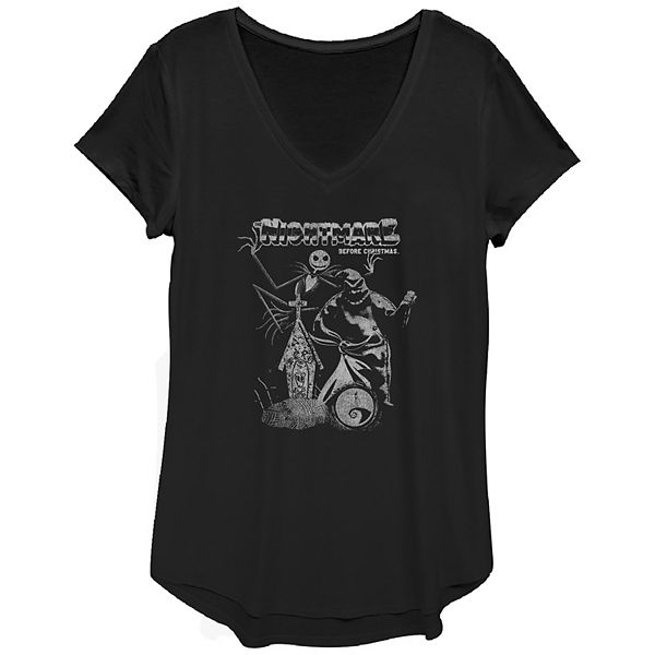 Nice is overrated pop culture Nightmare before Christmas Graphic Tee  ;;; L...
