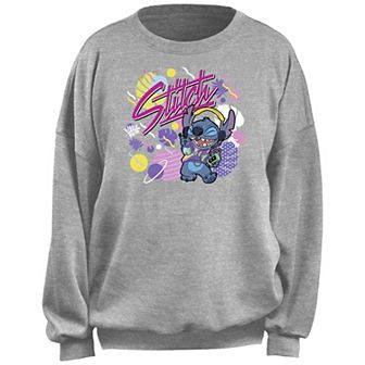 Disney's Lilo & Stitch 90's Personal Stereo Juniors' Fleece Pullover