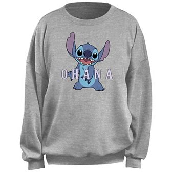 Disney's Lilo & Stitch Alien Ohana Juniors' Fleece Pullover