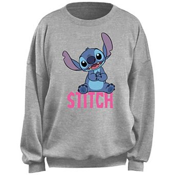 Disney's Lilo & Stitch Classic Sitting Pose Juniors' Fleece Pullover