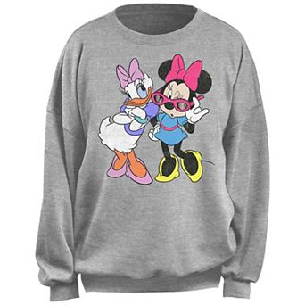 Disney's Minnie Mouse And Daisy Fashion Juniors' Fleece Pullover