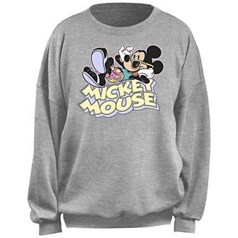 Disney's Mickey Mouse Vacation Mood Juniors' Fleece Pullover