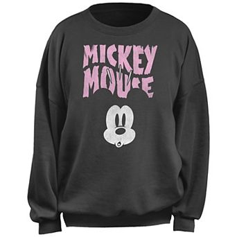 Disney's Mickey Mouse Scared Juniors' Fleece Pullover