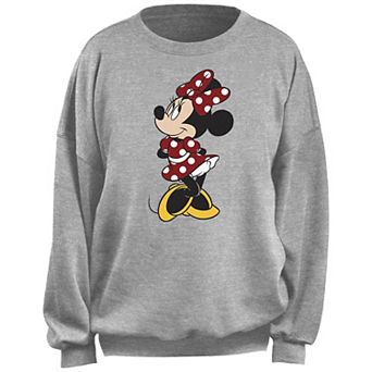 Disney's Minnie Mouse Classic Pose Juniors' Fleece Pullover