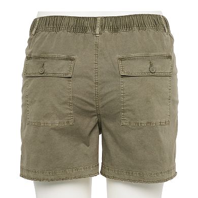 Juniors' SO® High-Rise Midi Cargo Shorts