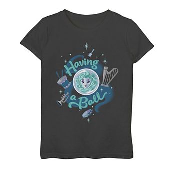 Girls The Haunted Mansion Madam Leota Having a Ball Music Graphic Tee