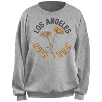 Juniors' Los Angeles New York Daisies Fleece Pullover
