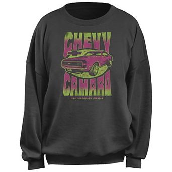 Juniors' Chevrolet All American Camaro Fleece Pullover