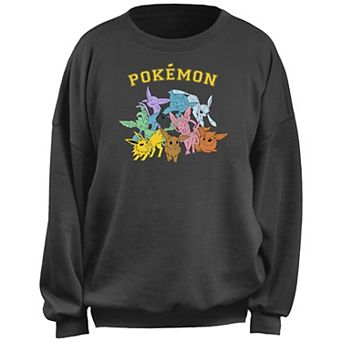 Juniors' Pokemon Gotta Catch All Eeveelutions Fleece Pullover