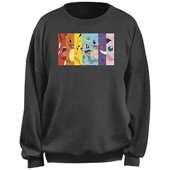 Juniors' Pokemon Poke Rainbow Fleece Pullover