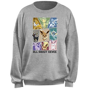 Juniors' Pokemon All About Eevee Evolutions Fleece Pullover