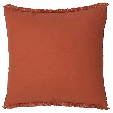 Sonoma Goods For Life® Woven Fringed Plaid Throw Pillow