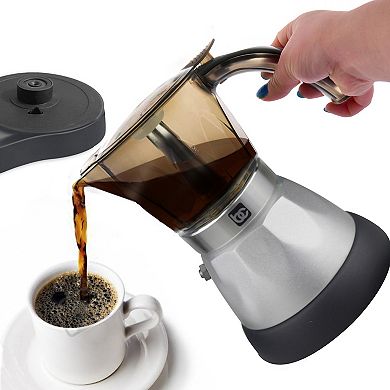 Portable Espresso Coffee Maker, 3 Cup Authentic Espresso Machine