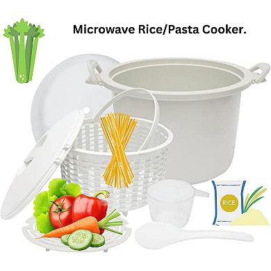 Microwave Steamer, Rice/Pasta Cooker