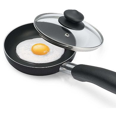 Frying Pan with Glass Lid, Nonstick, 6-inch