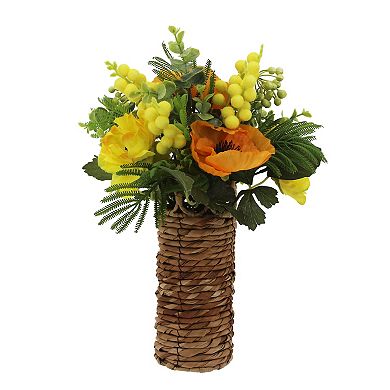 Sonoma Goods For Life® Artificial Poppy Floral Arrangement Table Decor