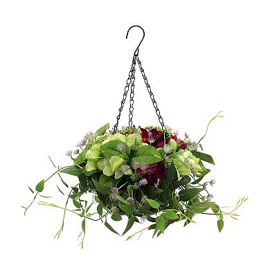 Sonoma Goods For Life® Artificial Moss Base Botanical in Hanging Basket
