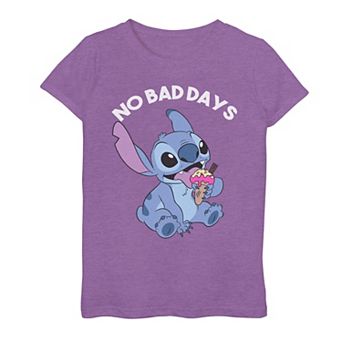 Girls Lilo & Stitch No Bad Days Stitch Graphic Tee