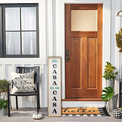 Everyday Decor "Mi Casa es Su Casa" Porch Leaner Sign