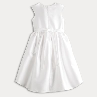 Girls 7-16 Bonnie Jean Mikado Cascade Communion Dress