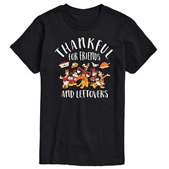 Disney's Mickey Mouse and Friends Big & Tall Friends And Leftovers Graphic Tee