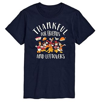 Disney's Mickey Mouse and Friends Big & Tall Friends And Leftovers Graphic Tee