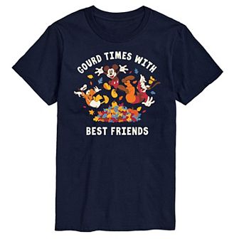 Disney's Mickey Mouse and Friends Big & Tall Gourd Times With Best Friends Graphic Tee