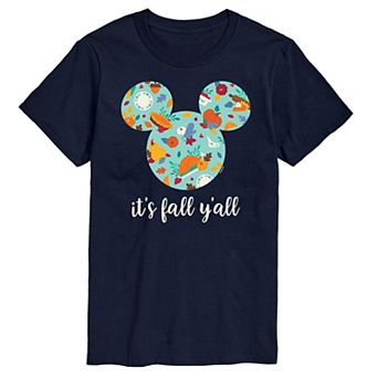 Disney's Mickey Mouse Big & Tall It's Fall Ya'll Tee