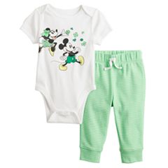 Baby Jumping Beans® Short Sleeve Lucky Babe Bodysuit & Clover