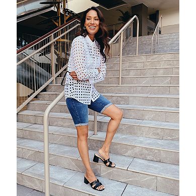 Women's Sonoma Goods For Life Roll Cuff Jean Bermuda Shorts