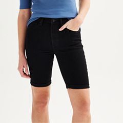 Black Jean Shorts for Women