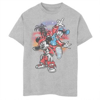 Disney's Mickey Mouse & Donald Duck Boys 6-20 Airbrush Graphic Tee