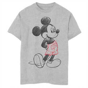 Disney's Mickey Mouse Boys 8-20 Happy Sketch Graphic Tee