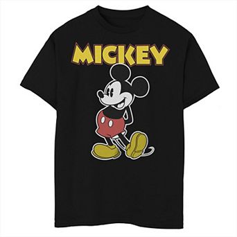Disney's Mickey Mouse Boys 8-20 Retro Stand Pose Graphic Tee
