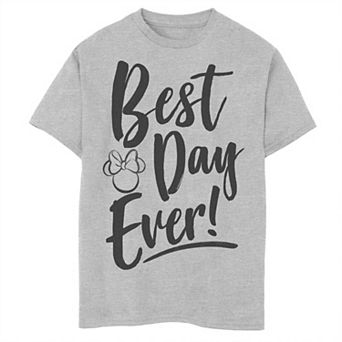 Disney's Minnie Mouse Boys 8-20 Best Day Ever Graphic Tee