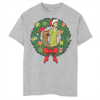Boys 8-20 Scooby-Doo Christmas Shaggy Wreath Graphic Tee