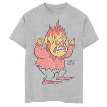 Boys 6-20 The Year Without A Santa Claus Christmas Heat Miser Portrait Graphic Tee