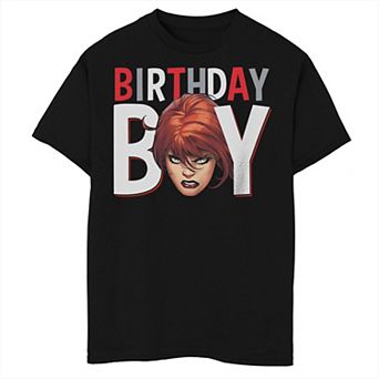 Boys 8-20 Marvel The Avengers Black Widow Birthday Boy Graphic Tee