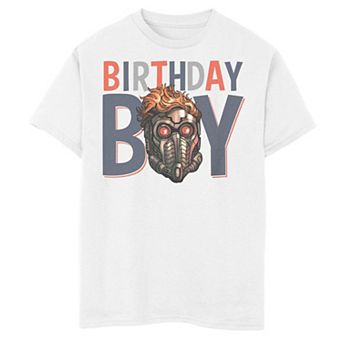 Boys 8-20 Marvel Guardians Of The Galaxy Star Lord Birthday Boy Graphic Tee