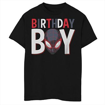 Boys 8-20 Marvel Spiderman Miles Morales Birthday Boy Graphic Tee