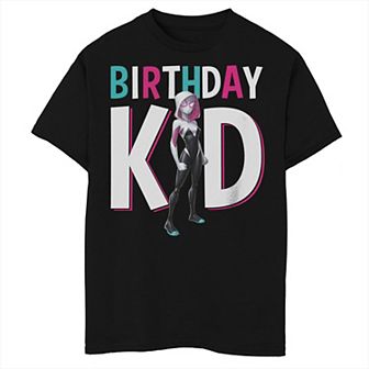 Boys 8-20 Marvel Spiderman Spider-Gwen Birthday Kid Graphic Tee