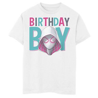 Boys 8-20 Marvel Spiderman Spider-Gwen Birthday Boy Graphic Tee