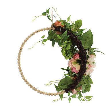 Sonoma Goods For Life® Beaded Rose Wreath